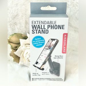 New with tag EXTENDABLE WALL PHONE STAND Extends up to 5”holds up to 2lbs STRONG